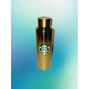 Walt Disney World Starbucks Mickey Mouse Gold Stainless Steel Water Bottle